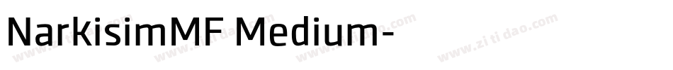 NarkisimMF Medium字体转换